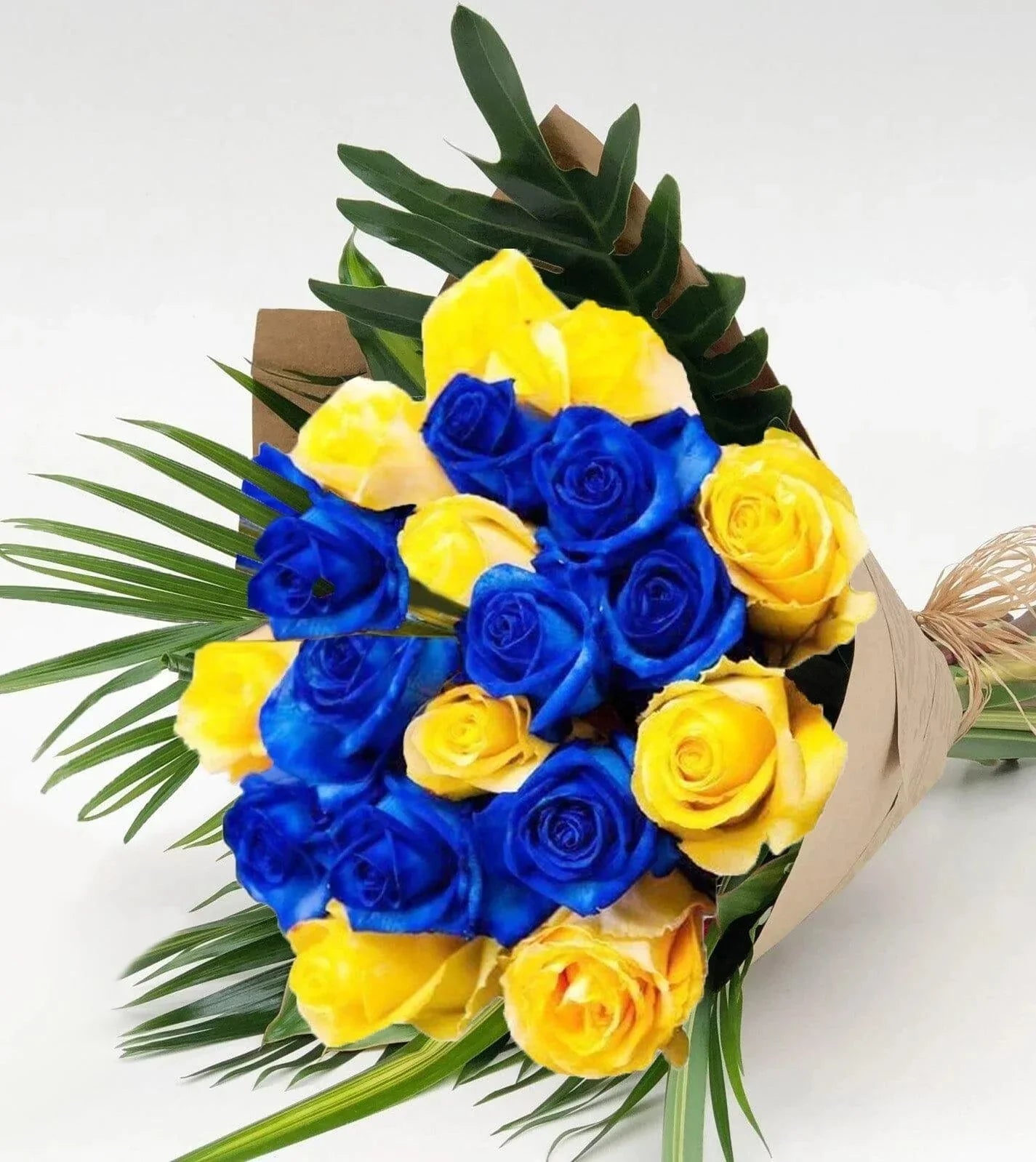 Dreaming of Peace™ Bouquet Toronto Flower Co. Ukraine flag yellow and blue roses bouquet