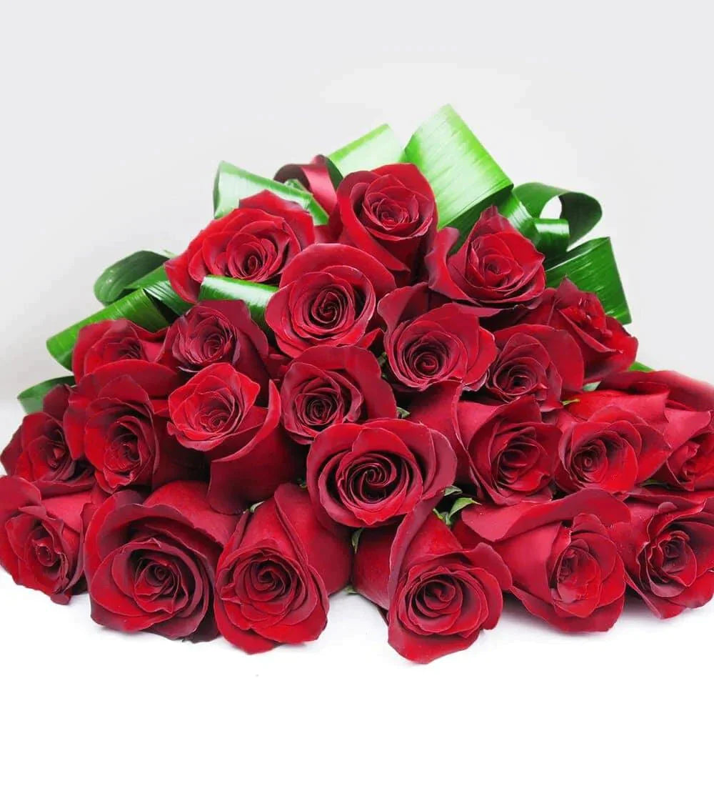24 Premium Red Roses™ - Flower Co. - Farm Fresh Roses