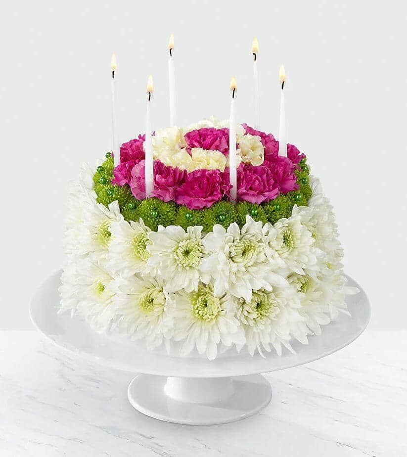 The Wonderful Wishes™ Floral Cake
