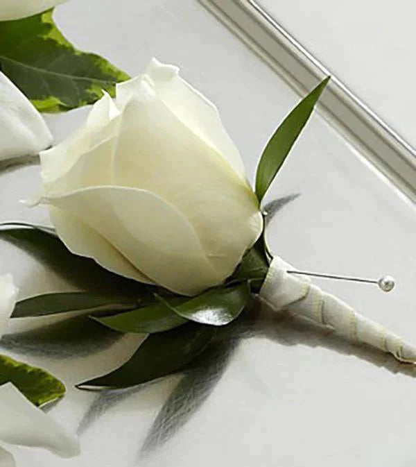 White Rose Boutonniere™